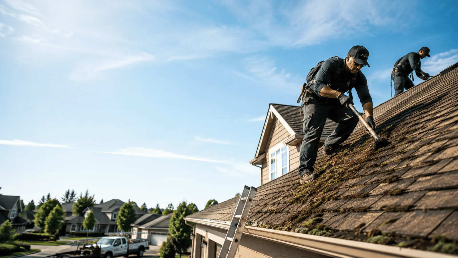 Roof Moss Removal in Somerville, TX near me